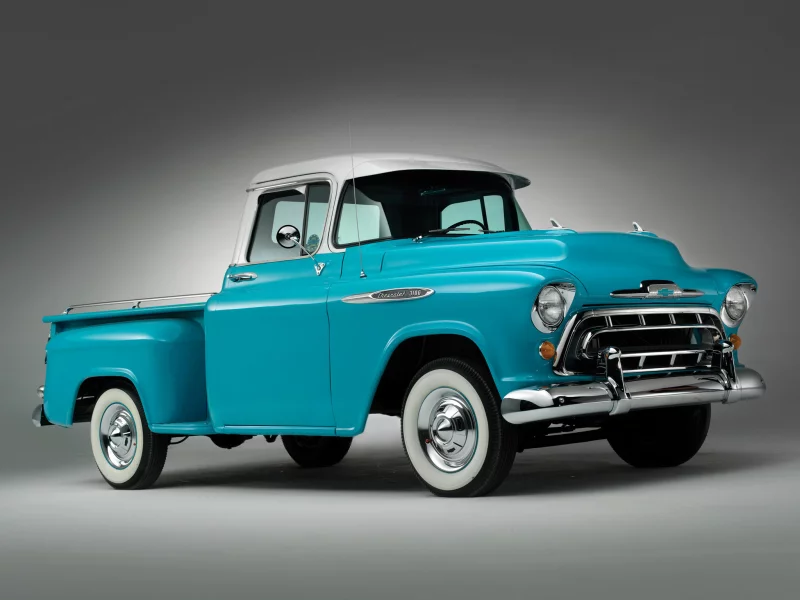 ретро, пикап, автомобили, chevrolet