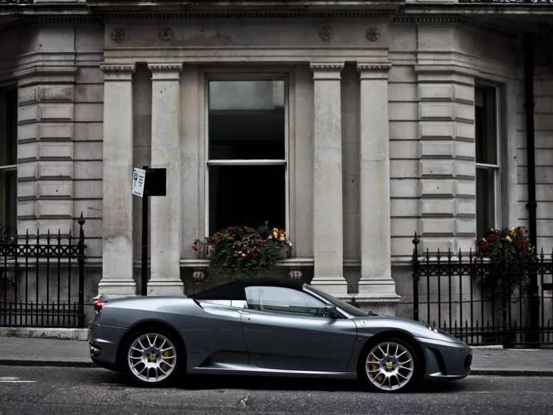lost in london, ferrari, f430 spyder