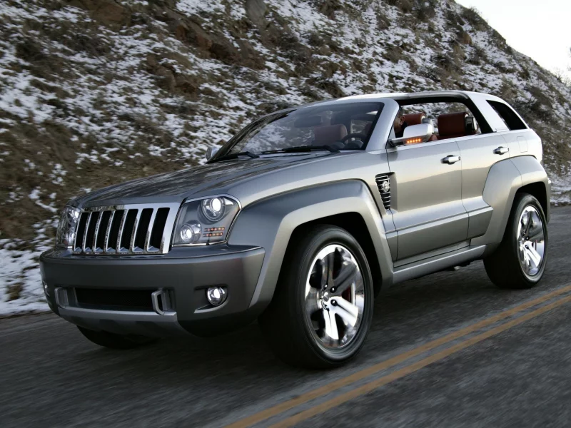 горы, white, дорога, jeep, небо