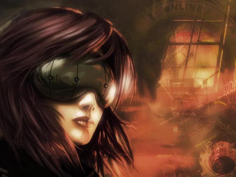 аниме, призрак в доспехах, ghost in the shell, фантастика, киберпанк, мотоко кусанаги