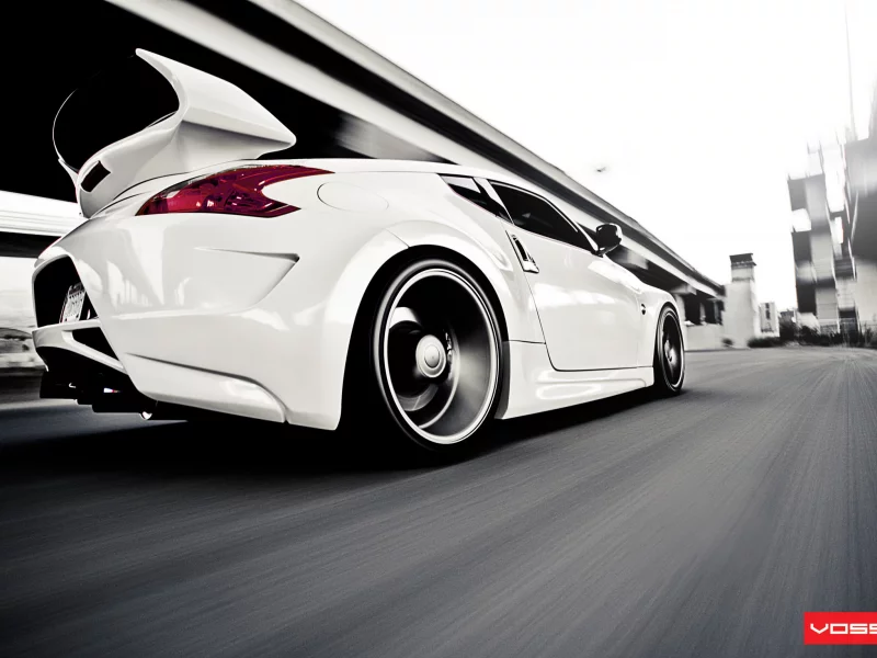 скорость, 370-z, nissan, white, vossen, ниссан, белый