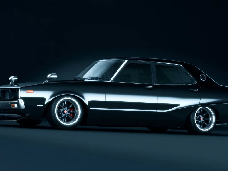 3d, gt-r, skyline