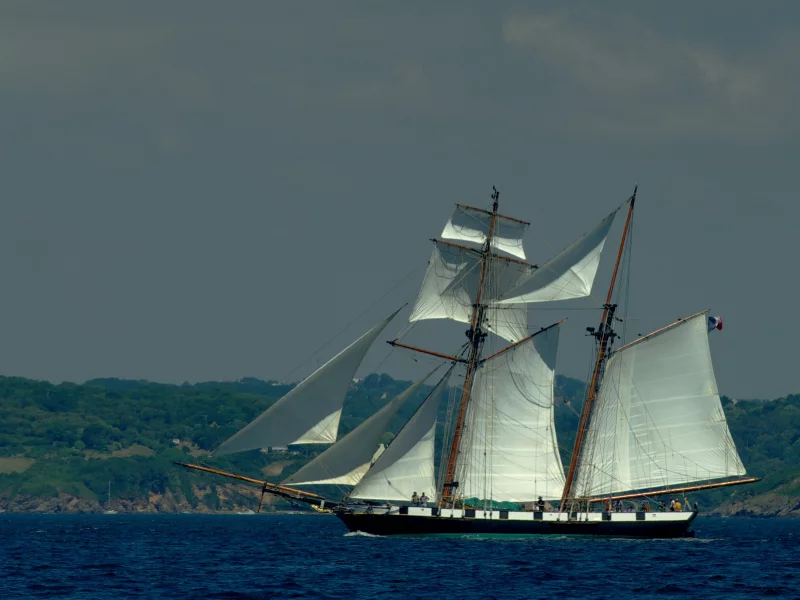 парусник, корабль, море
