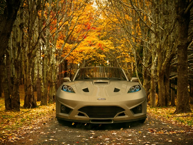 gt, v, concept, ford, осень, 8