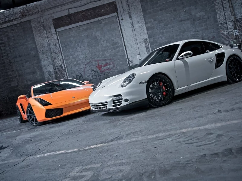 porshe, 997тт, cars, lamborghini gallardo, auto