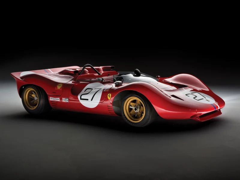 p4 330, ferrari, car, red