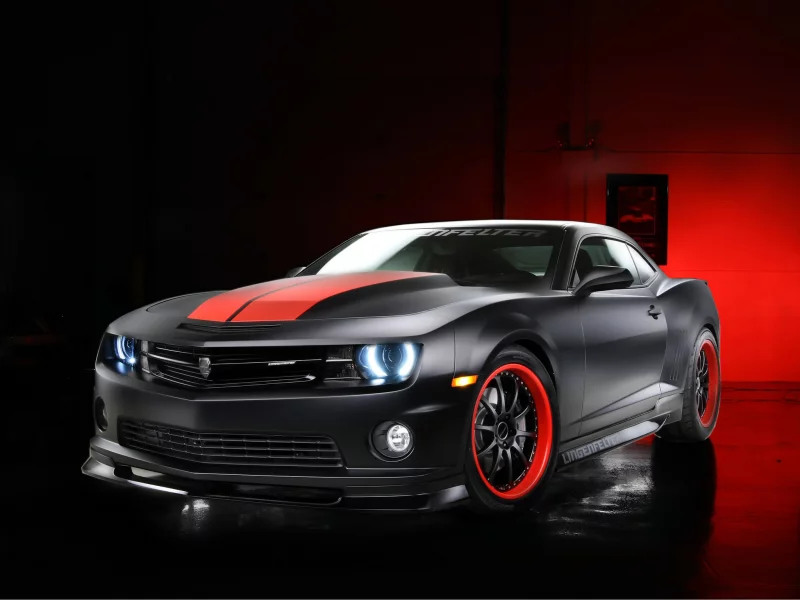 ss, lingenfelter, чёрный, supercharged, camaro, шевроле, тюнинг, chevrolet, black, камаро