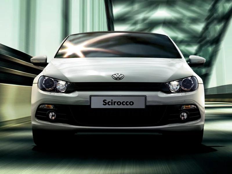 машина, volkswagen scirocco, скорость, мост, немец