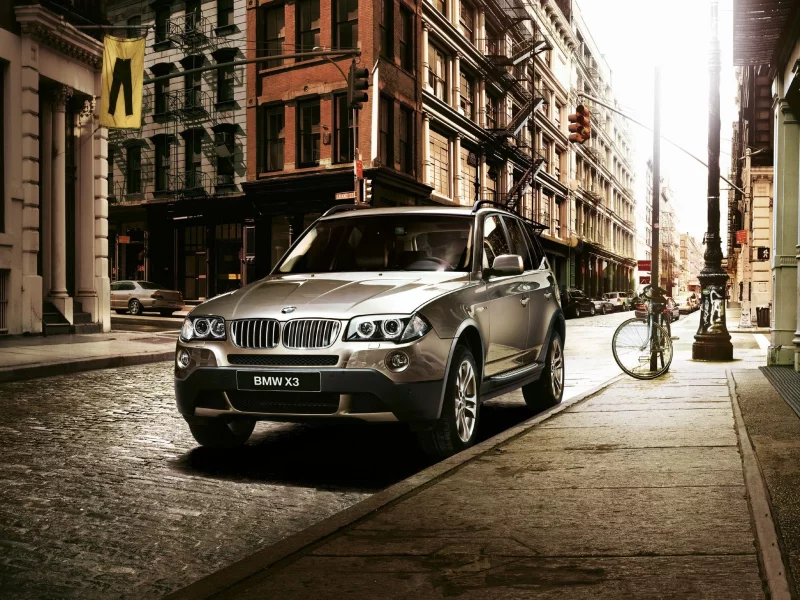 светлофор, дома, брусчатка, нью-йорк, new york, джип, bmw x3, улица, столб