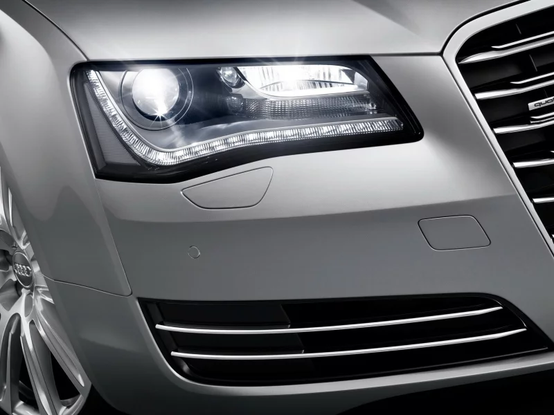 audi, a8, ближний план, ауди