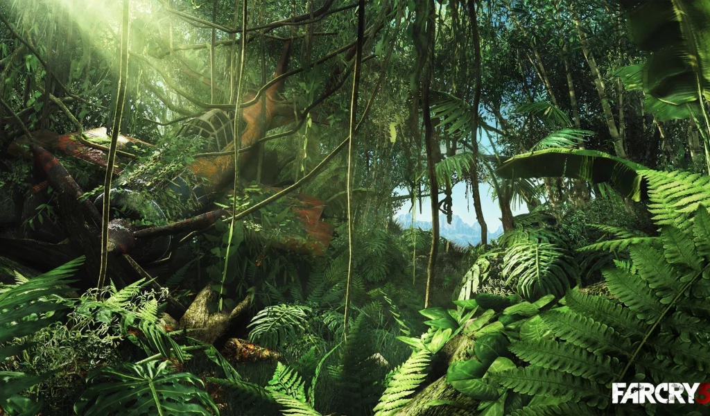 самолет, game, заросли, крушение, игра, джунгли, far cry 3