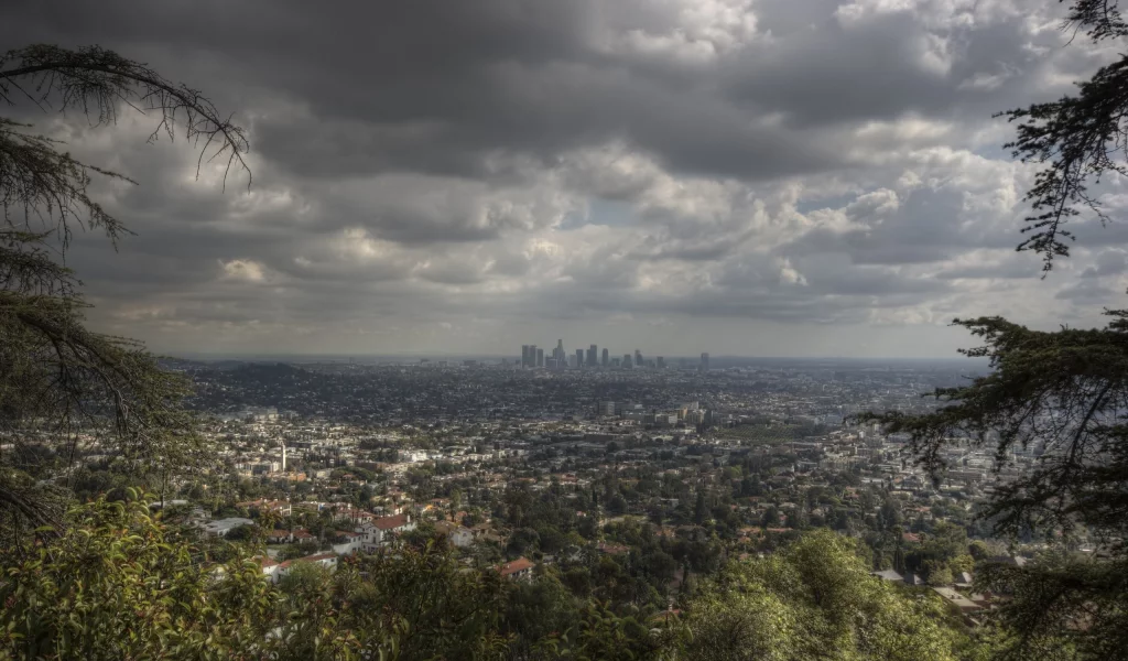 лос-анджелес, los angeles, la, калифорния, california, skyline, usa