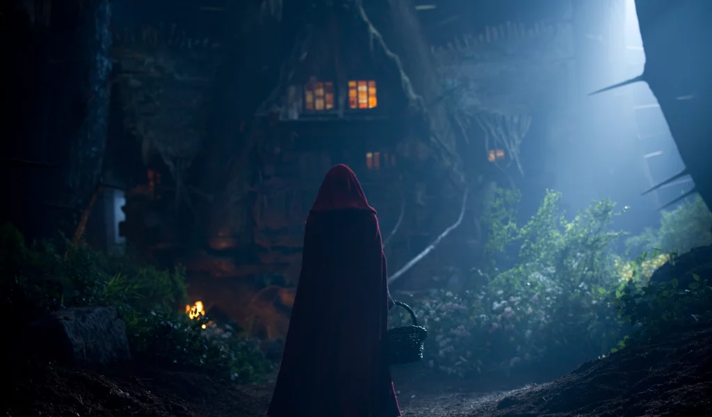 ночь, красная шапочка, red riding hood, аманда сейфрид, домик, лес