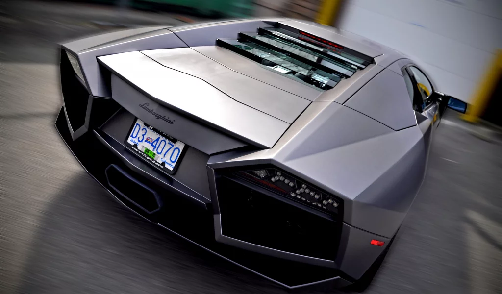 вид сзади, lamborghini reventon, размытие, lamborghini, ламборгини, reventon, авто, ламбо