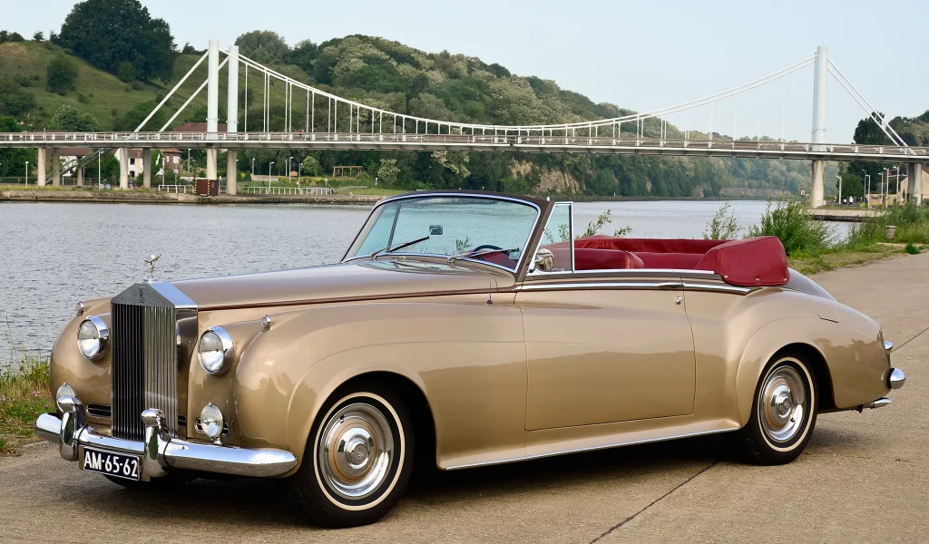 роллс-ройс, 1959, silver cloud, coupe, мост, rolls-royce, drophead