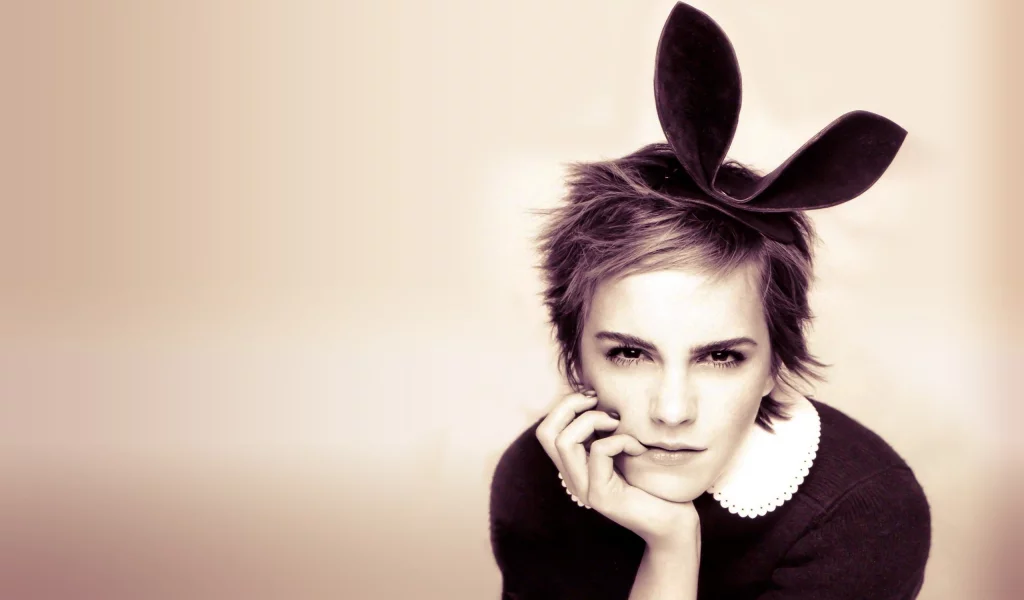 emma watson, ушки, зайчик
