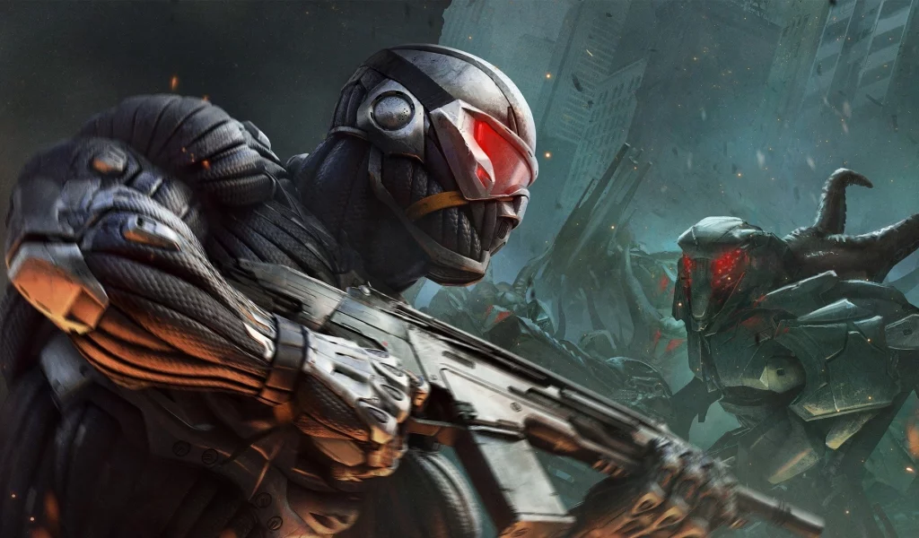 пришелец, схватка, crysis 2, нанокостюм