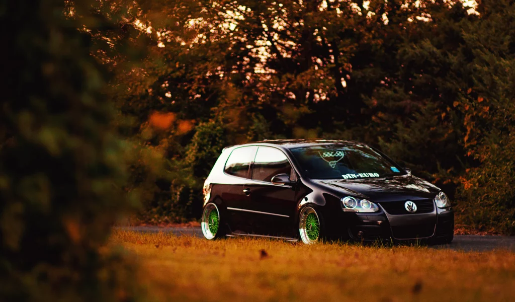 vw, осень, mkv, gti