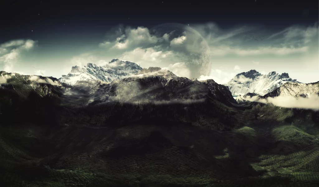 beautiful-view, горы, левая