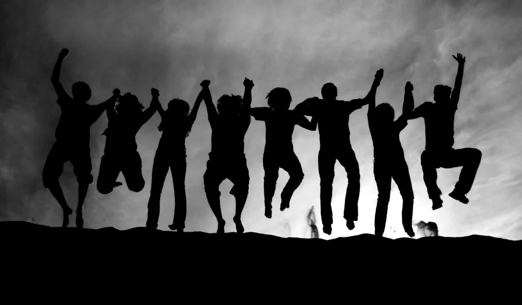 позитив, jump, black, прыжок, люди, чб, joy, people, радость, positive
