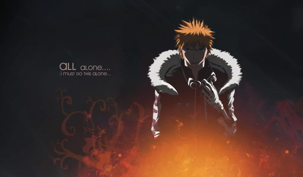 black, bleach, kurosaki ichigo