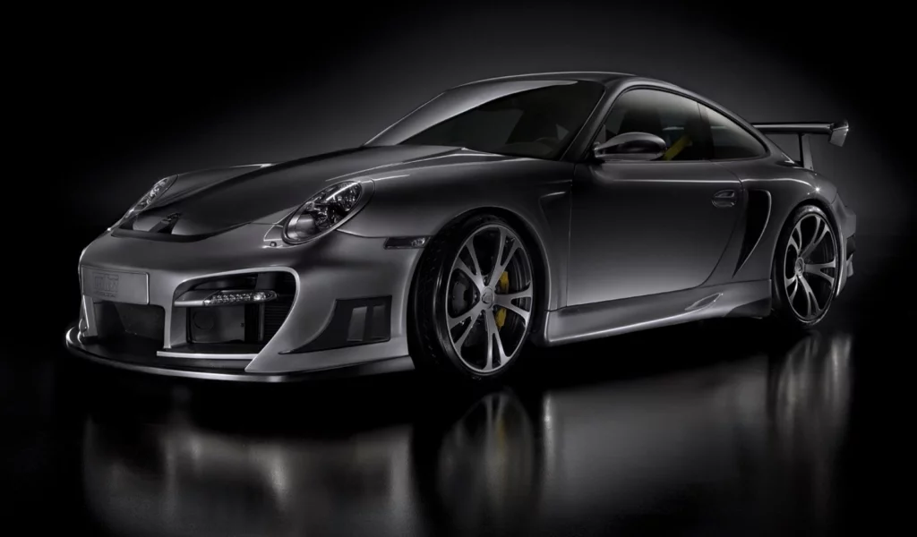 super, диски, серый, спойлер, фон, porsche