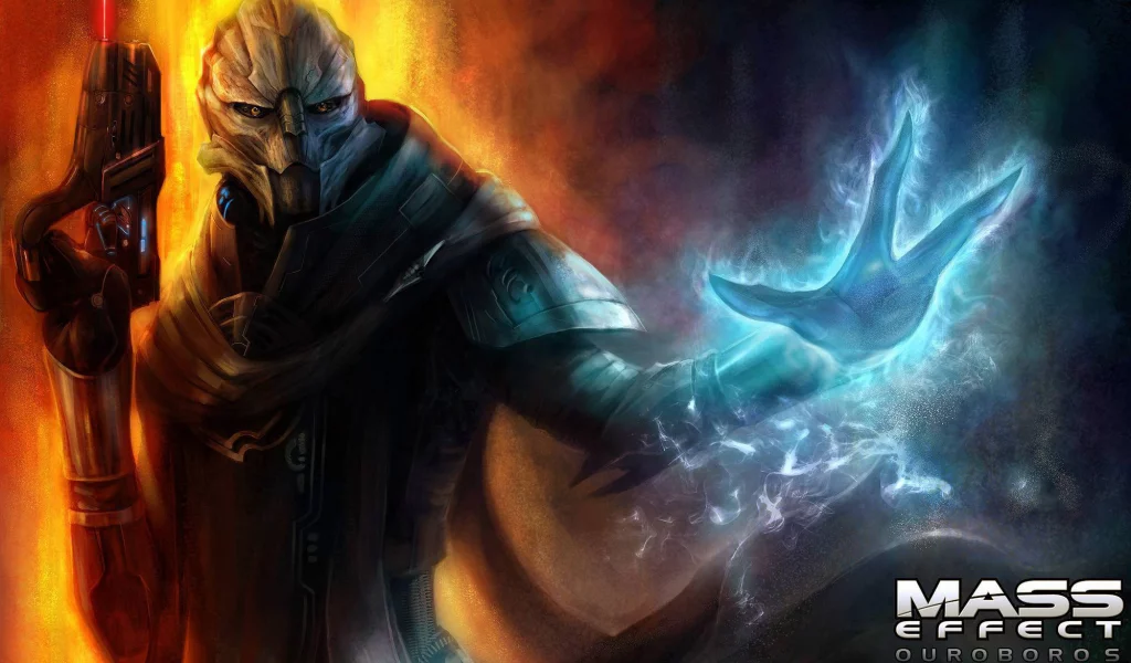 сила, биотик, гаррус вакариан, dlc, турианец, оружие, mass effect