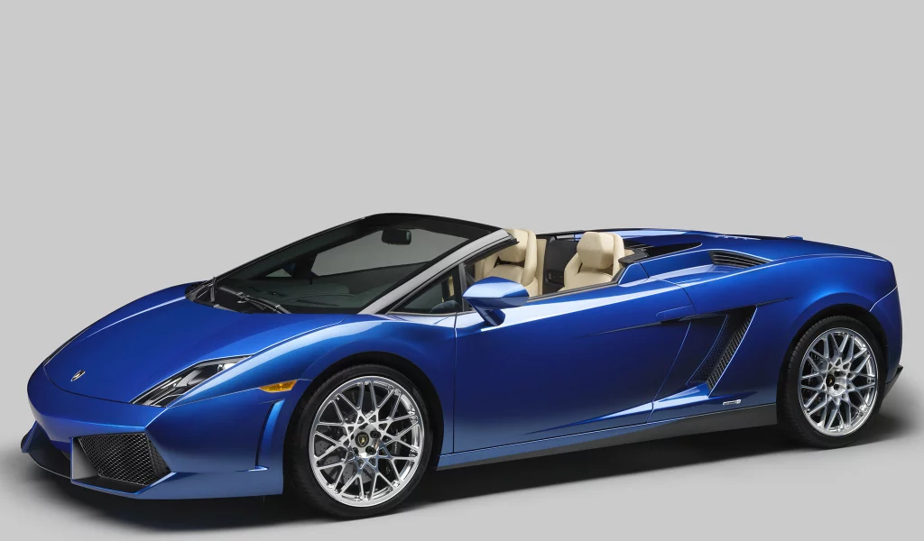 галлардо, синий, lamborghini, спайдер, 550-2, передок, gallardo, spyder, суперкар, lp, ламборгини