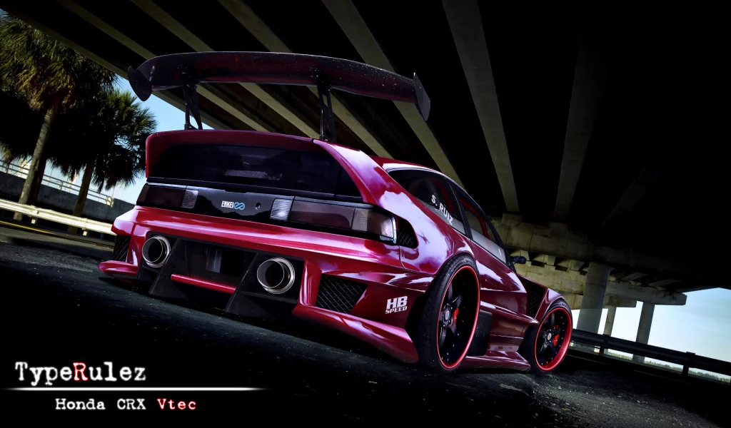 vtec, honda, тюнинг, crx