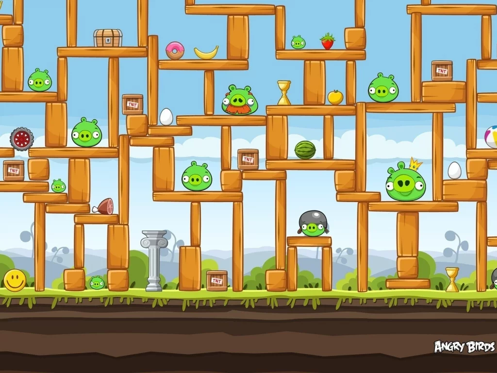 angry birds, game, игра, птички, уровень