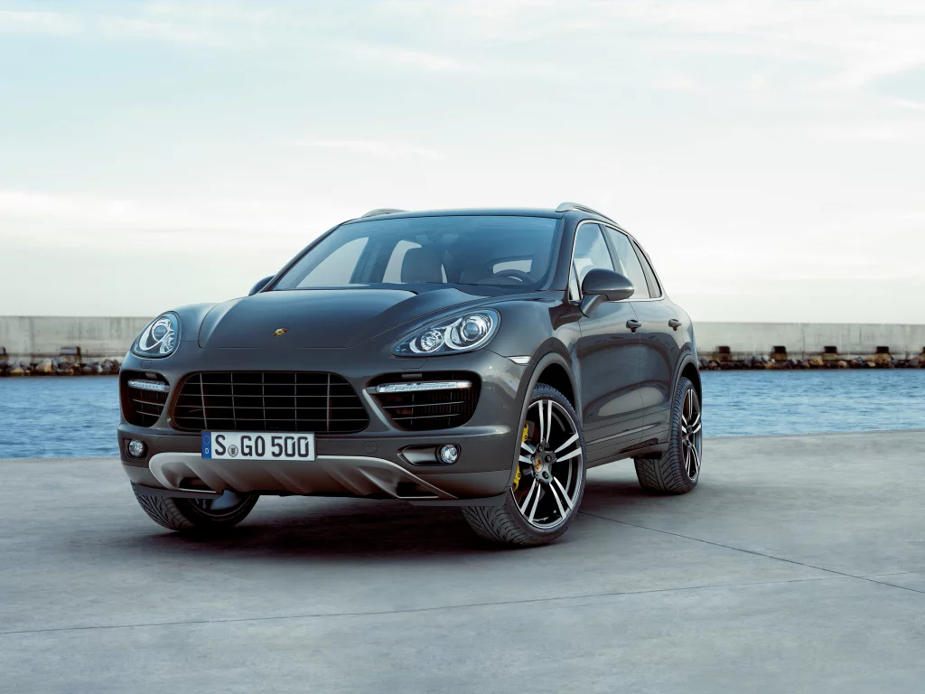 cayenne turbo, water, porsche