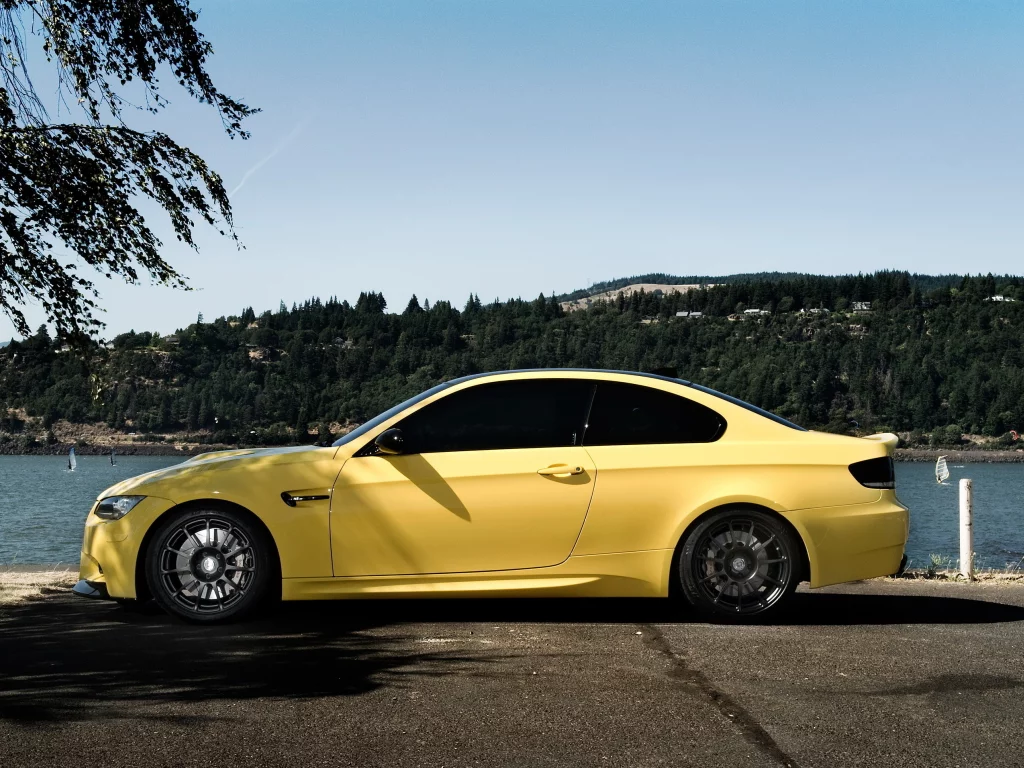 бмв, желтый, bmw m3, тюнинг, авто
