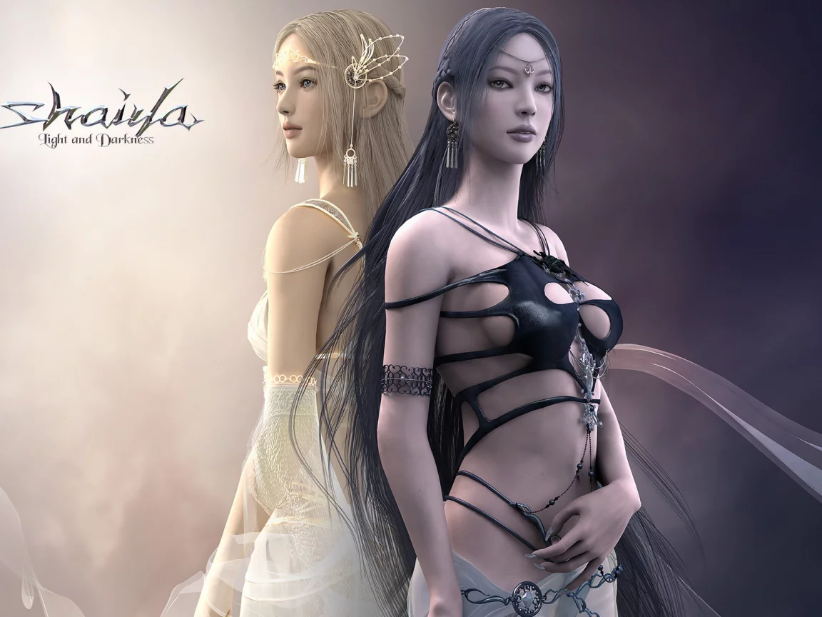 light, волшебници, darkness, and, shaiya