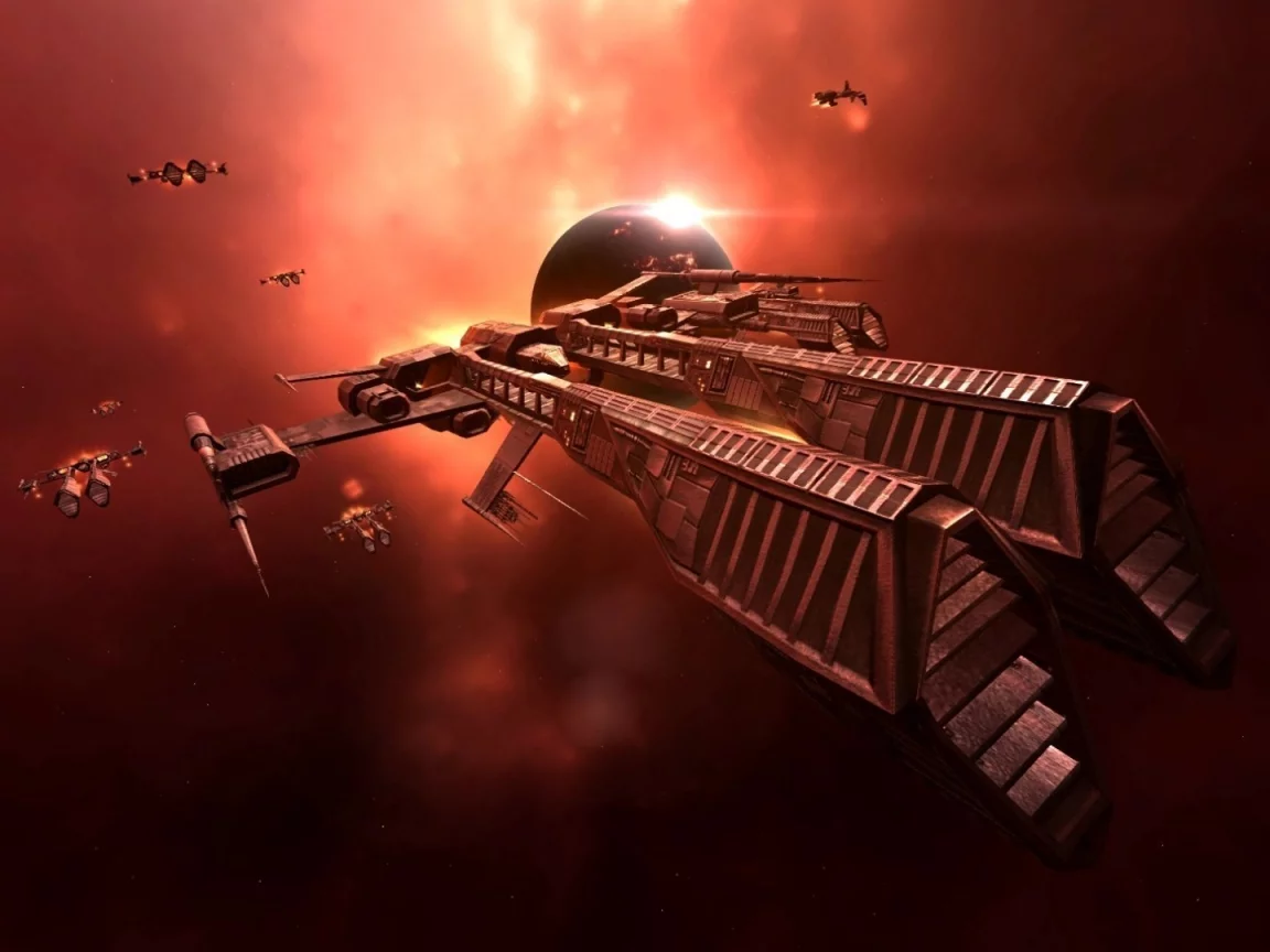 eve online, корабль, космос