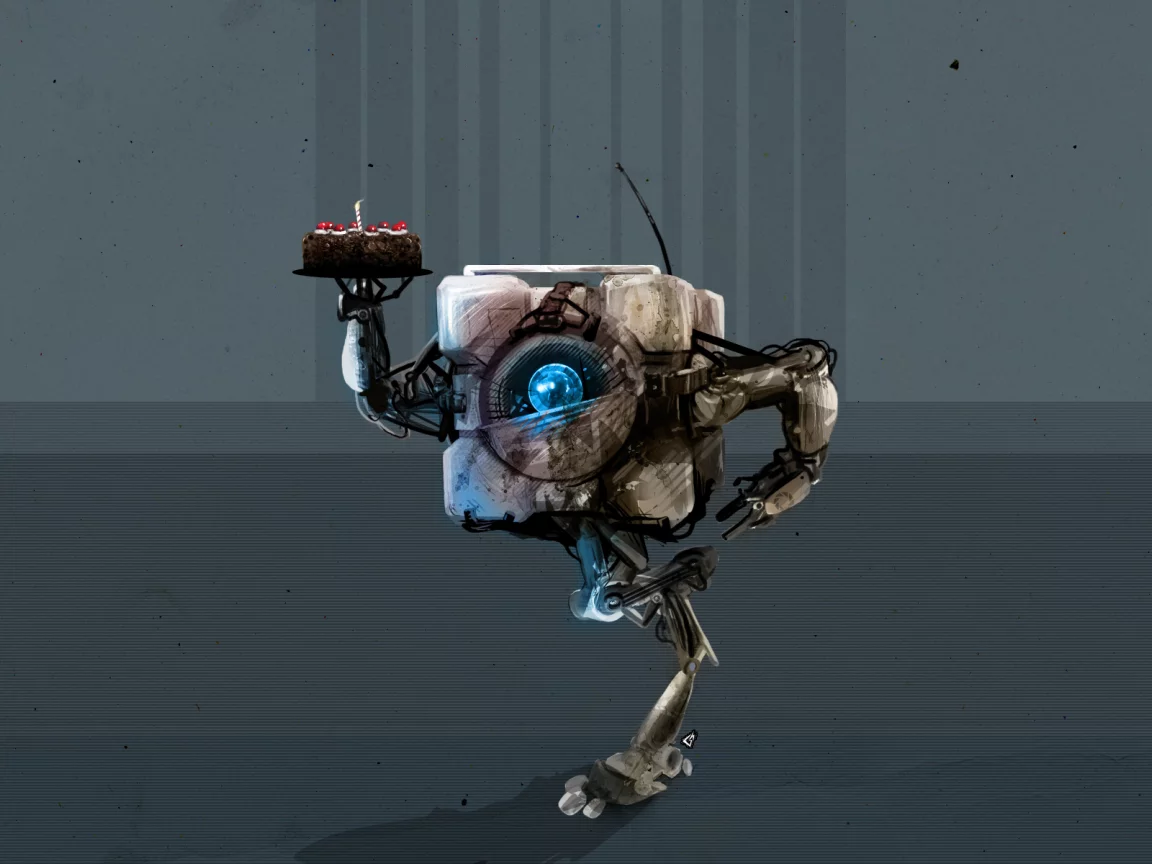 portal, портал, кубик, тортик
