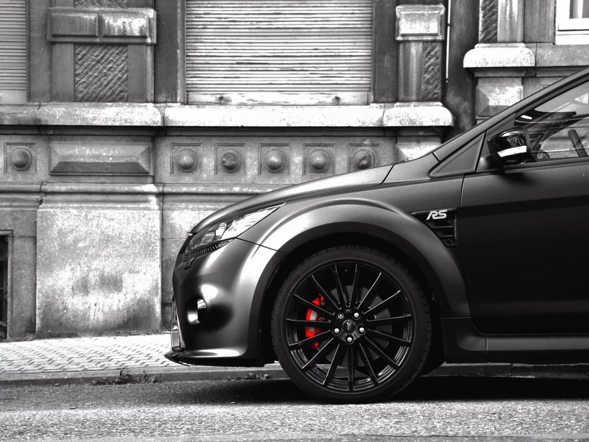 rs500, серость, ford, focus, морда