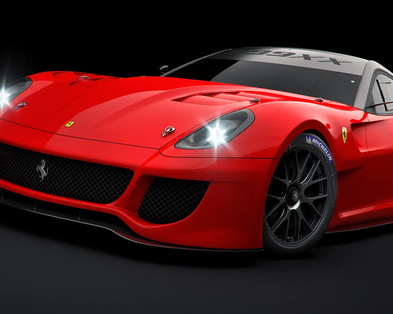 599xx, ferrari, рендер