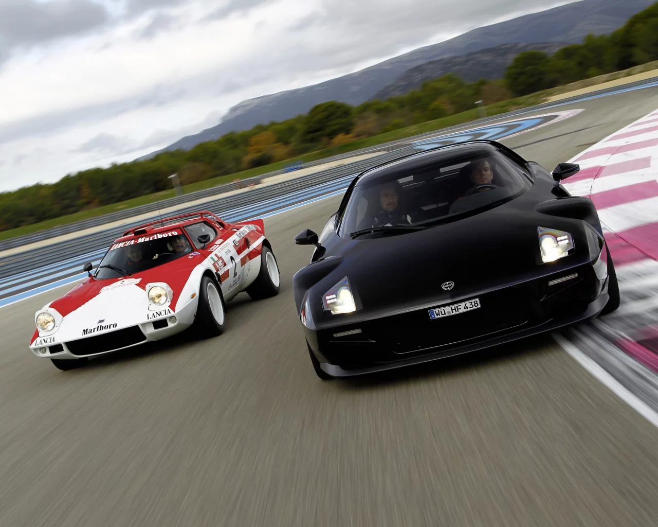 stratos, old and new, легендарный автомобиль, небо, стратос, старый и новый, lancia, лянча, гоночная трасса, передок