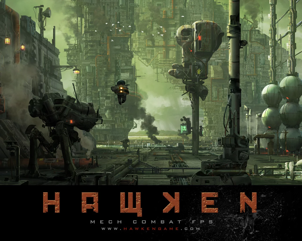 дым, hawken, машины