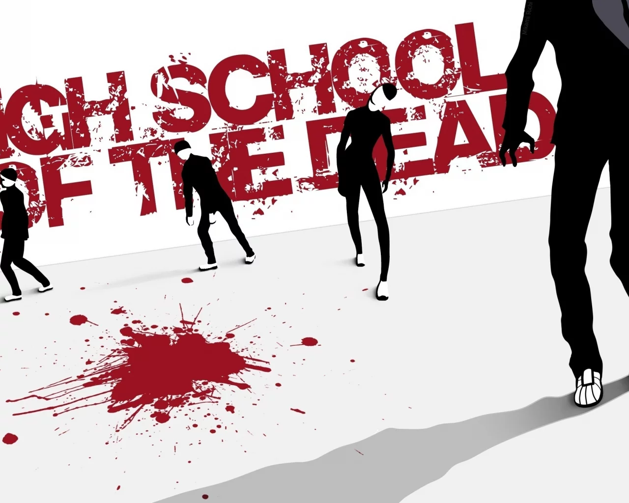 зомби, hsotd, high school of the dead
