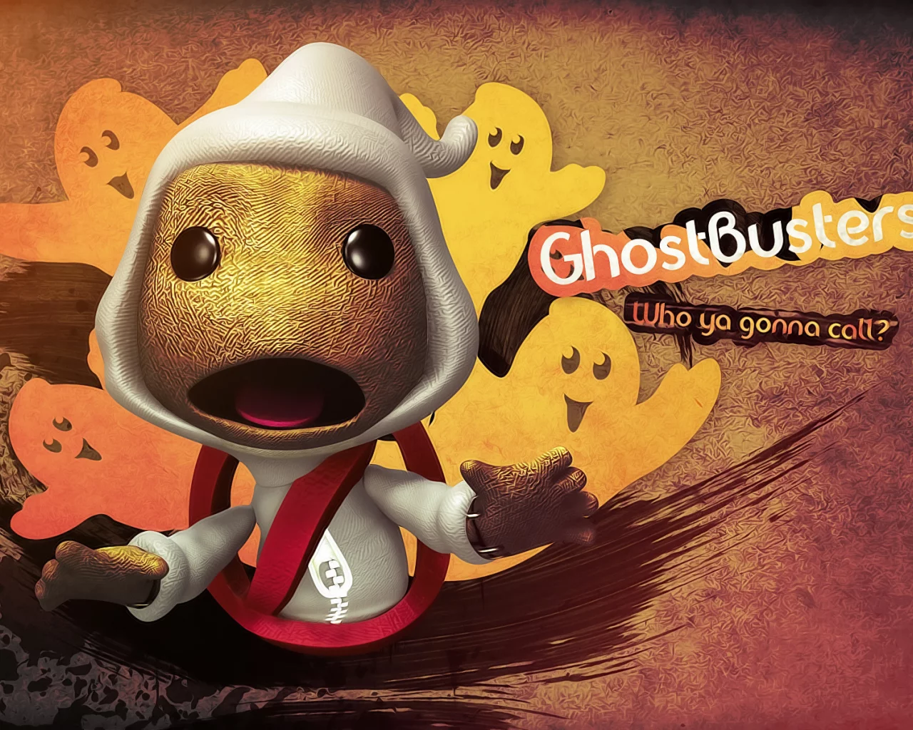 little big planet, призраки, креатив, ghostbusters