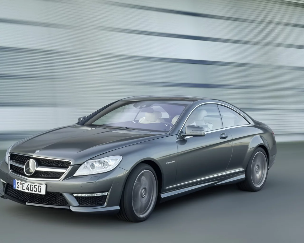 седан, серый, amg
