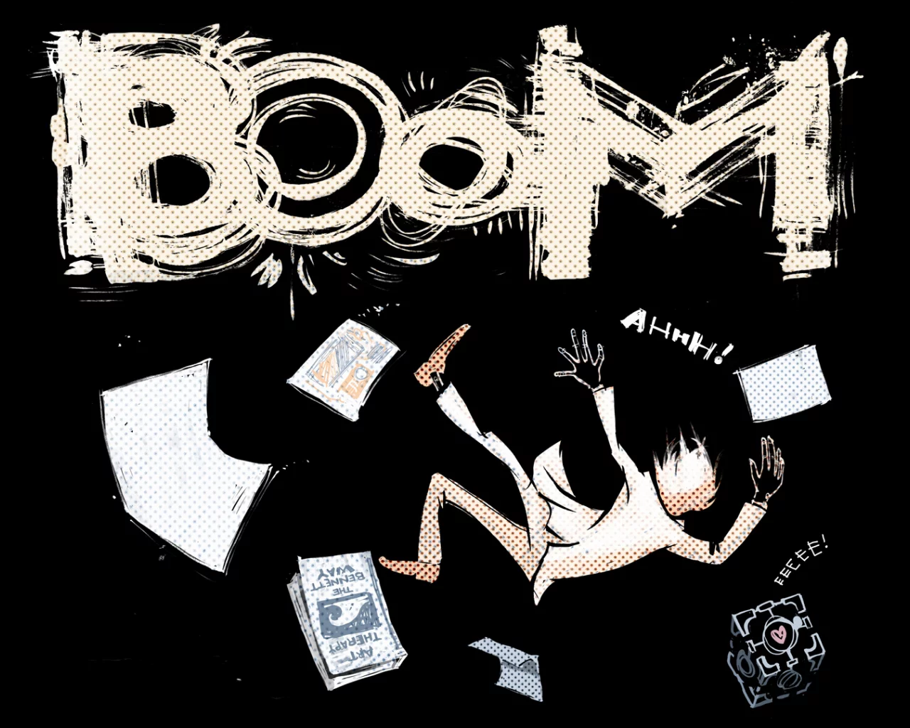 portal, куб, boom, портал