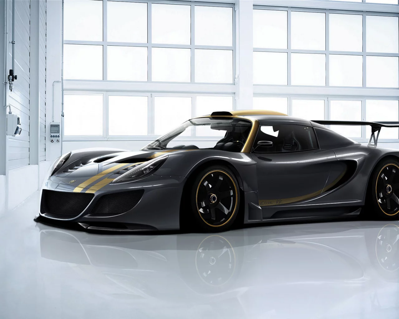 lotus, elise rr, светло, ангар, гараж