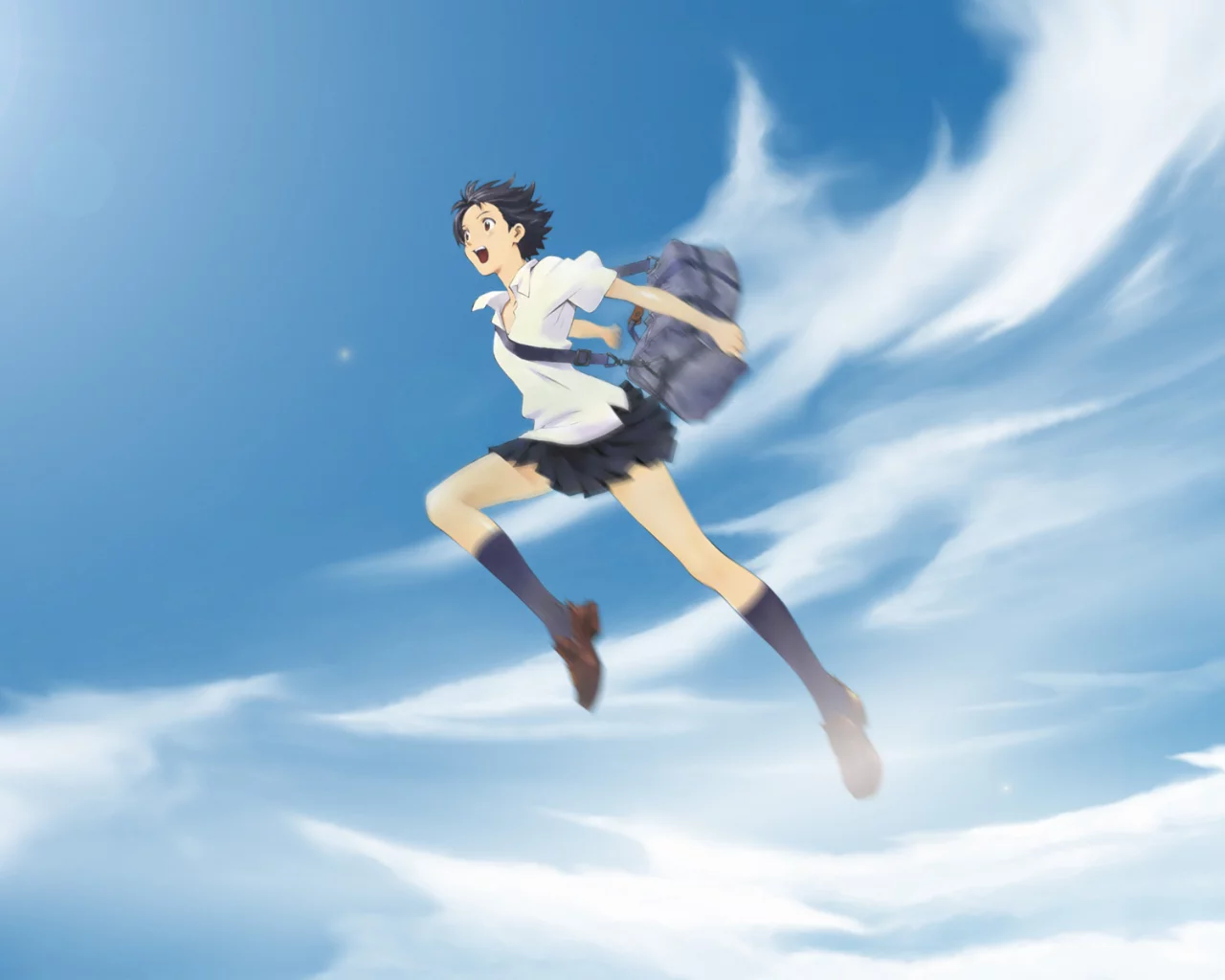 прыжок, toki o kakeru sh__jo, the girl who leapt through time, девочка покорившая время