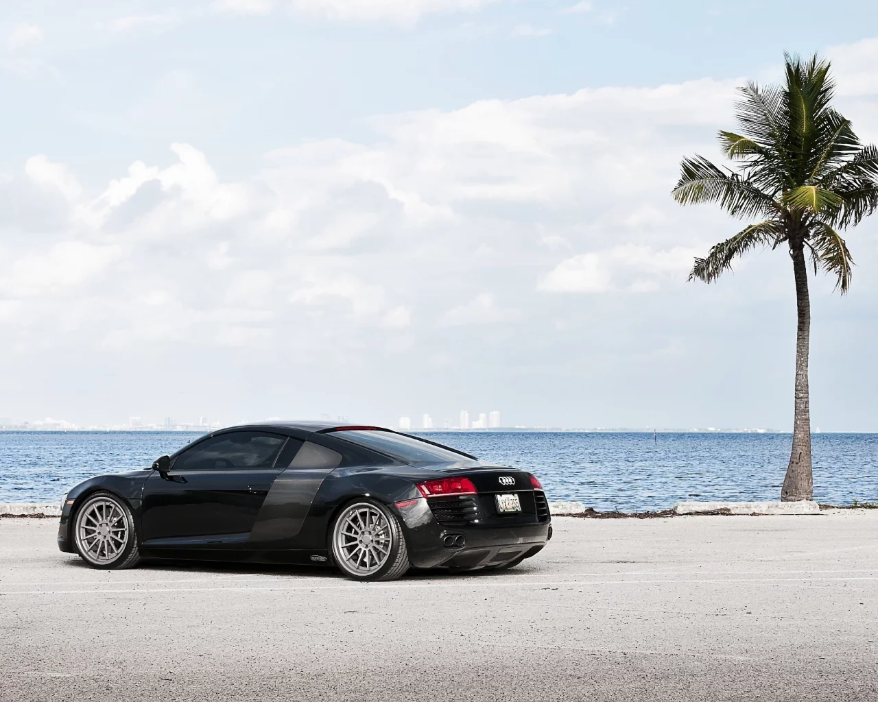 небо, море, audi r8