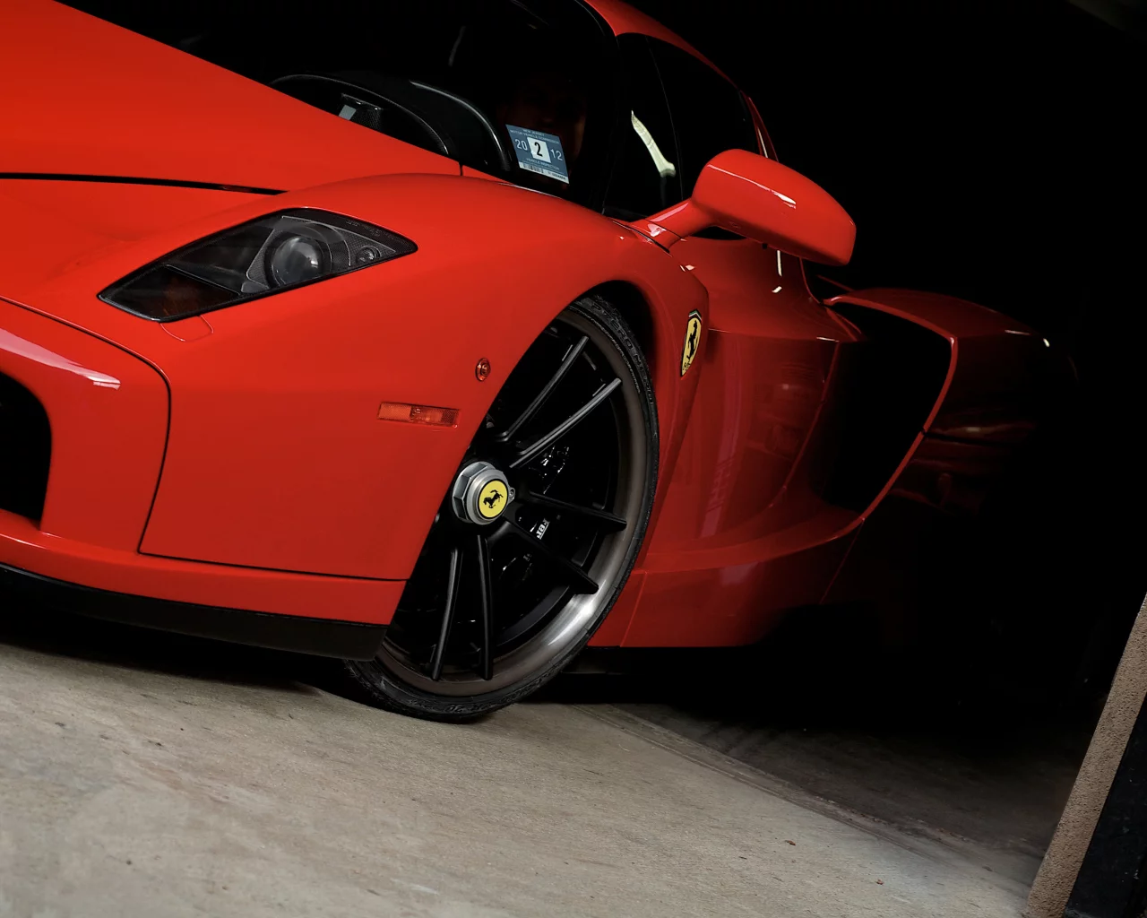передняя часть, энзо, enzo, красный, red, ferrari, феррари