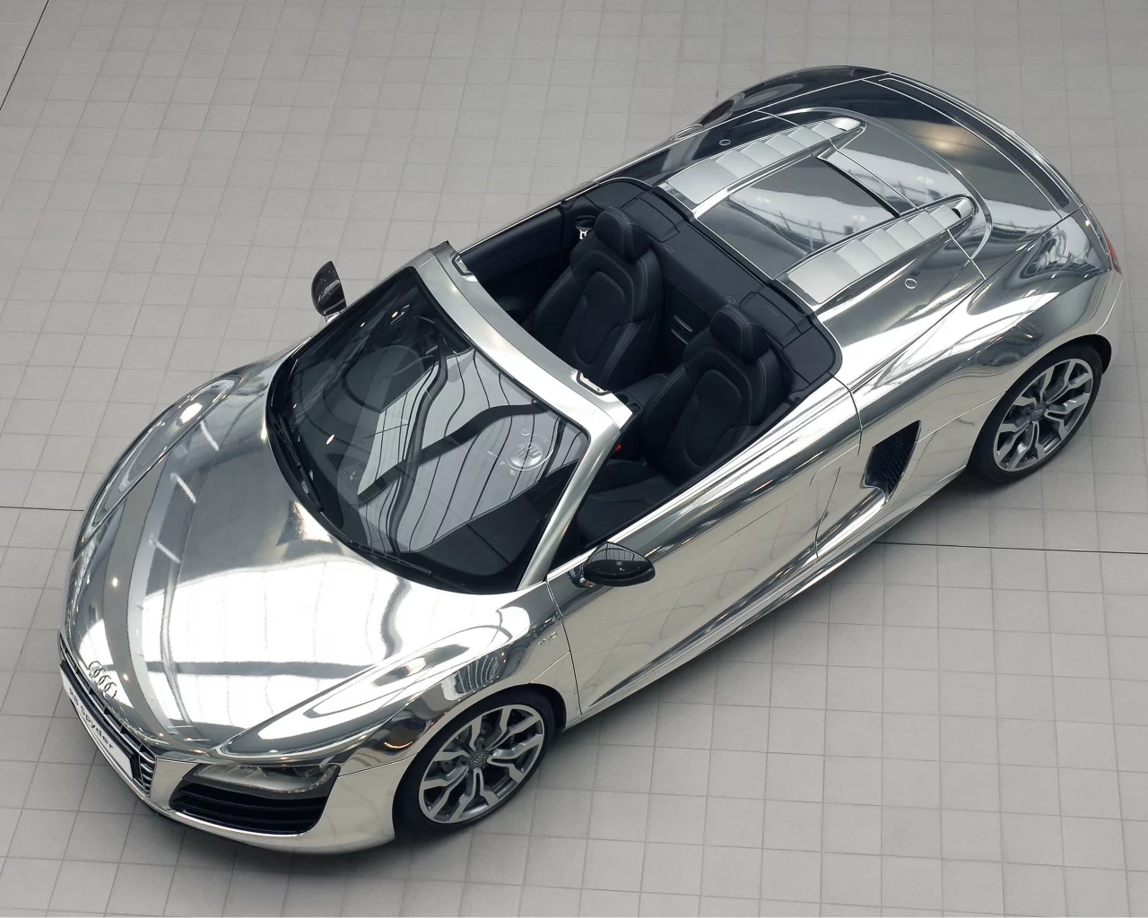 3000x2082, car, машина, audi r8 v10 spyder chrome