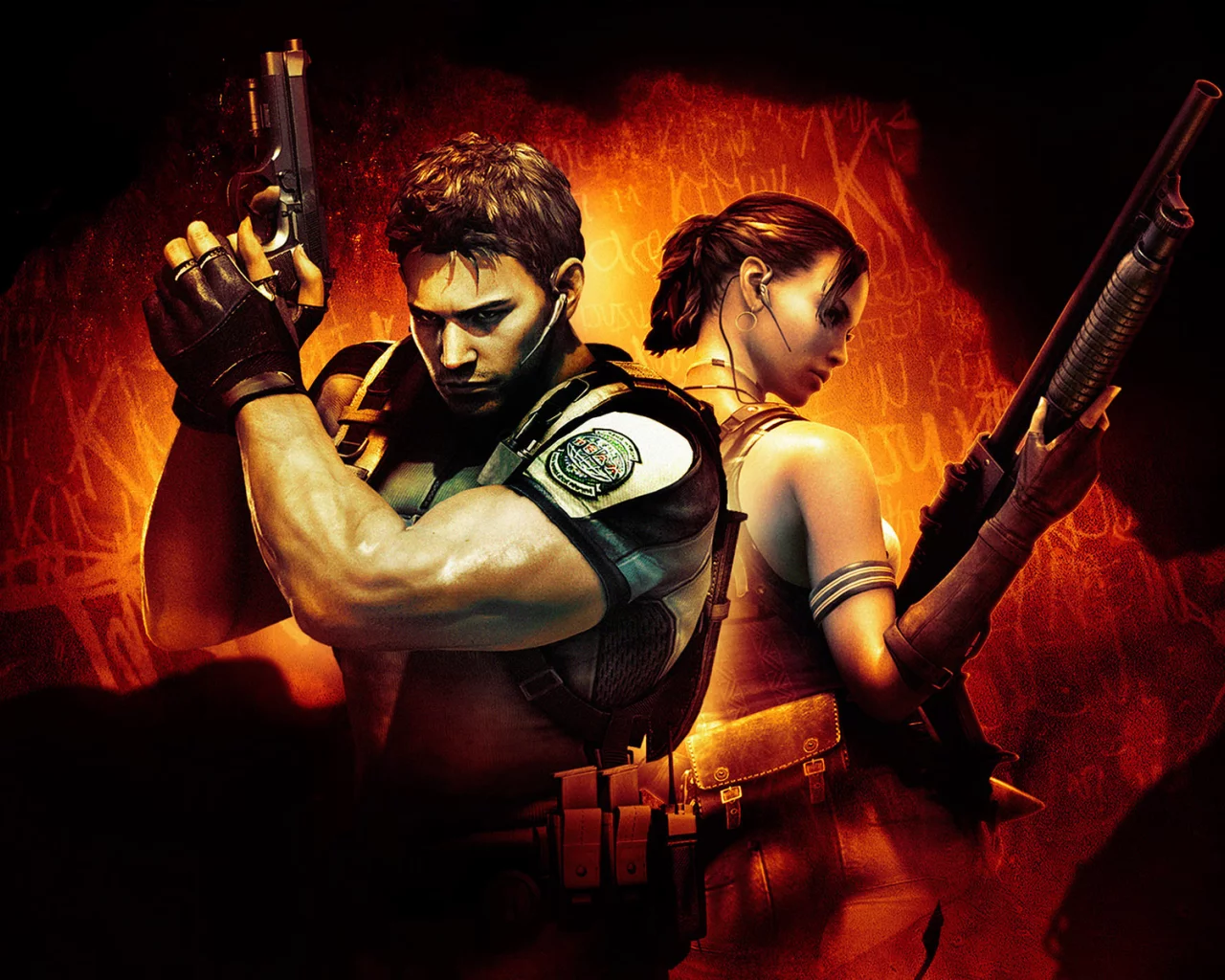 игры, sheva, resident evil 5, chris