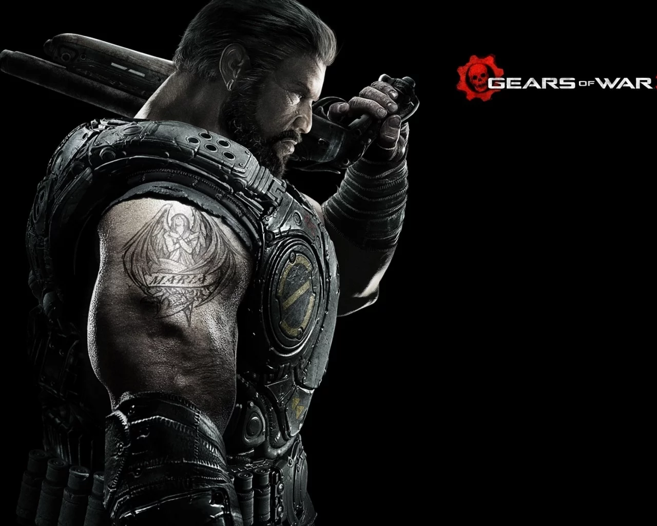 броня, gears of war 3, война, ot zeus, обрез, maria